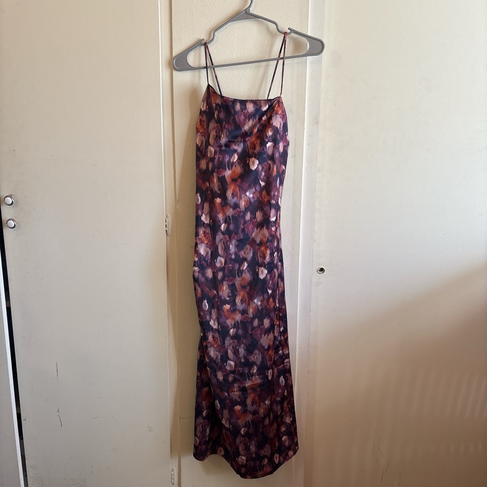 Jason Wu Purple and Pink Floral Maxi Dress